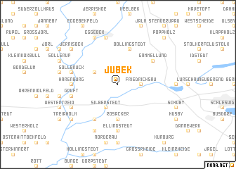 map of Jübek