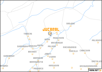 map of Juçaral