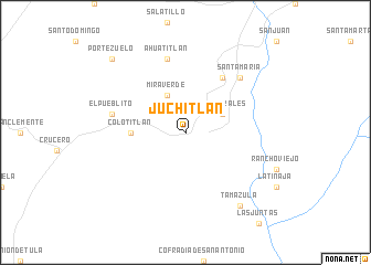 map of Juchitlán