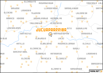 map of Jucuapa Arriba