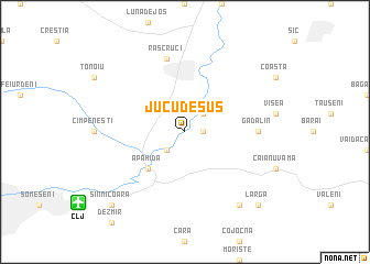 map of Jucu de Sus
