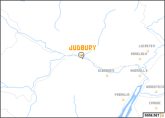 map of Judbury