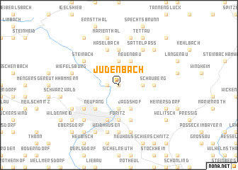 map of Judenbach