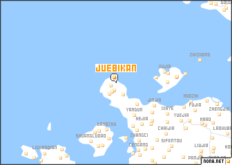 map of Juebikan