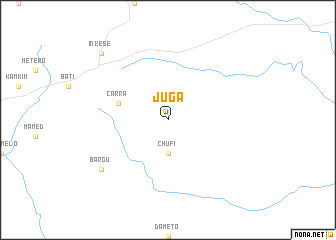 map of Juga