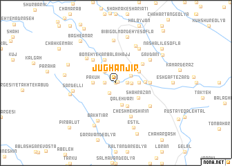 map of Jūghanjīr