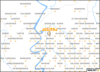 map of Jugirāj