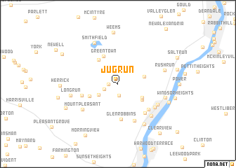 map of Jug Run