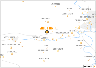 map of Jugtown