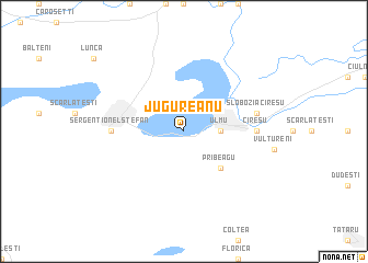 map of Jugureanu