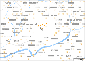 map of Juhun