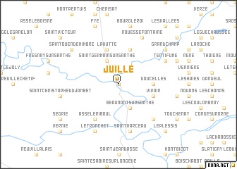 map of Juillé