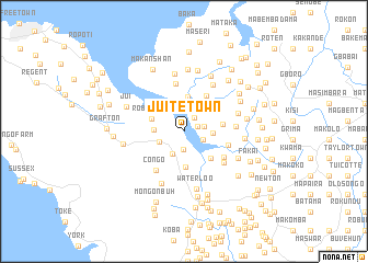 map of Juite Town