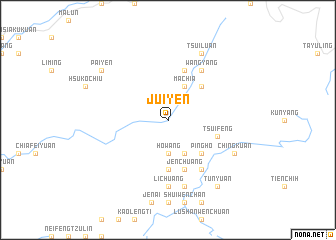 map of Jui-yen