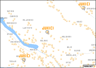 map of Jukići
