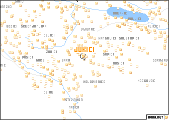 map of Jukići