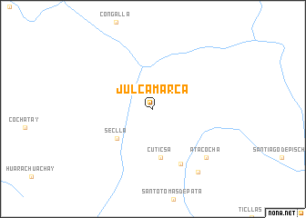 map of Julcamarca