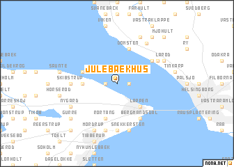 map of Julebækhus