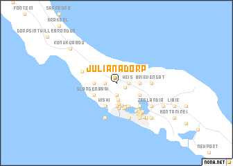 map of Julianadorp