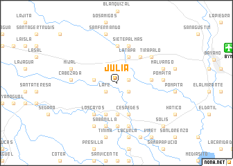 map of Julia