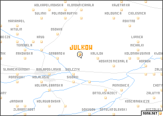 map of Julków