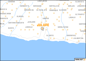 map of Julupe