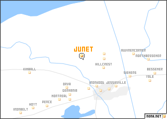 map of Junet