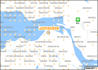 map of Juniādaha