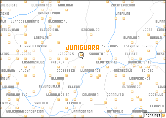 map of Juniguara