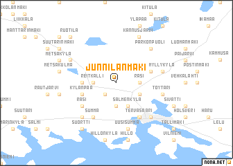 map of Junnilanmäki