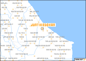 map of Juntikedokan