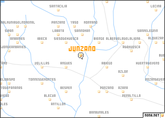 map of Junzano