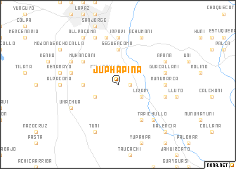 map of Juphapina