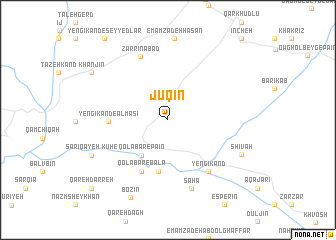 map of Jūqīn