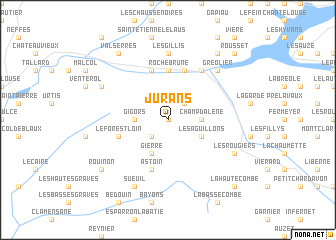 map of Jurans