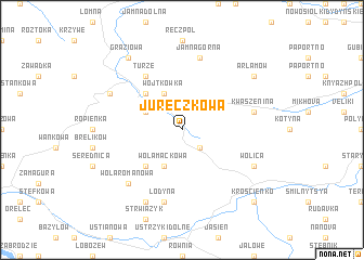 map of Jureczkowa