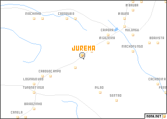 map of Jurema