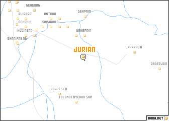 map of Jūrīān
