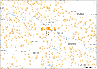 map of Juričke