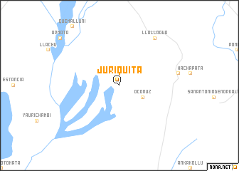 map of Juriquita