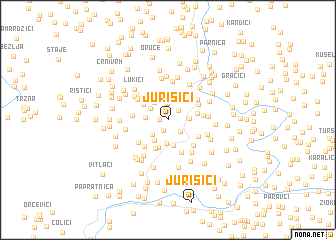 map of Jurišići