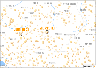 map of Jurišići