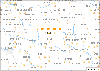 map of Jurovski Dol