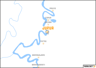 map of Juruá
