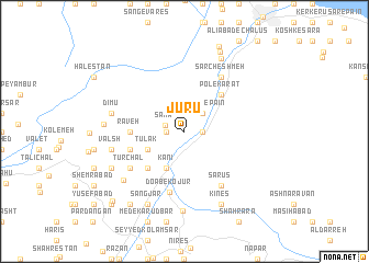 map of Jūrū