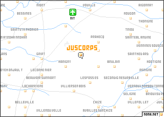 map of Juscorps