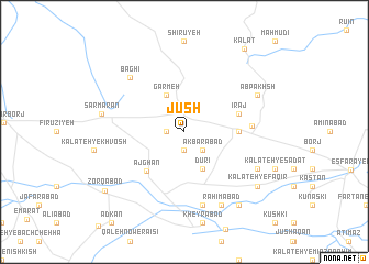 map of Jūsh