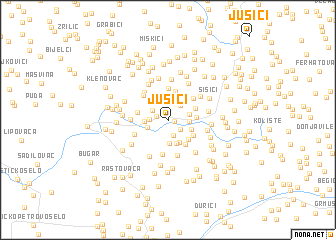 map of Jušići