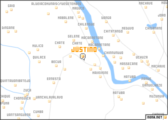 map of Justino