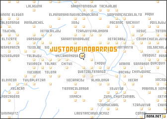 map of Justo Rufino Barrios